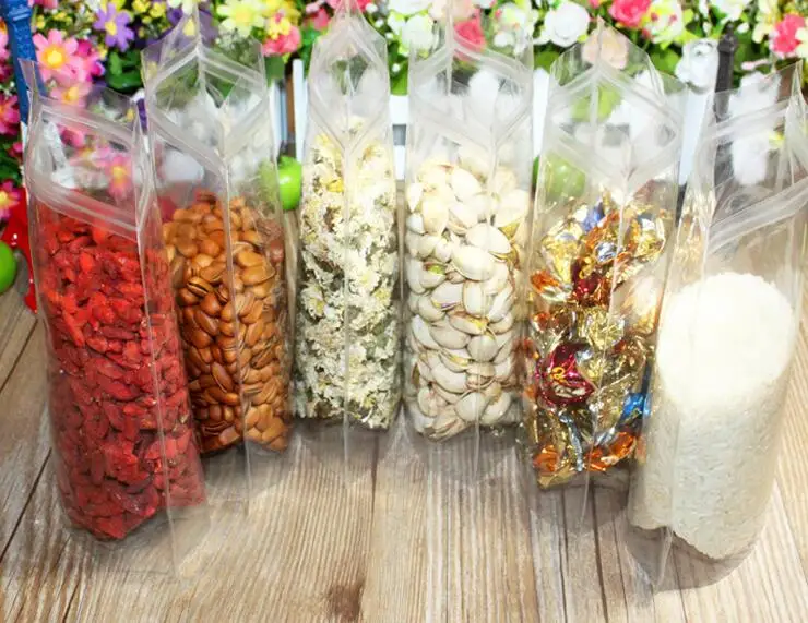 Пластиковые пакеты с замком молнией 100 шт./лот пакет для хранения продуктов