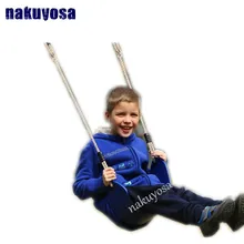 Дети на открытом воздухе Крытый дети играть сад горка качели Висячие пластиковые гибкие регулируемые качели сиденье для взрослых детей