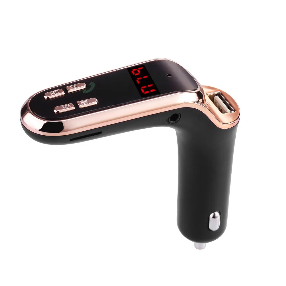 Беспроводной Bluetooth FM передатчик модификатор автомобильного радиоприемника MP3 плеер USB Зарядное устройство и AUX