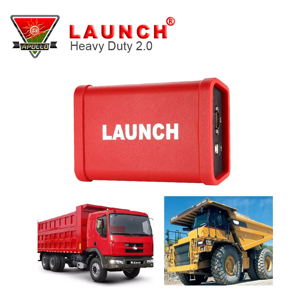 

LAUNCH X431 Heavy Duty Adapter Box Scan Tools For 12-24V Heavy Truck One Years Free Update