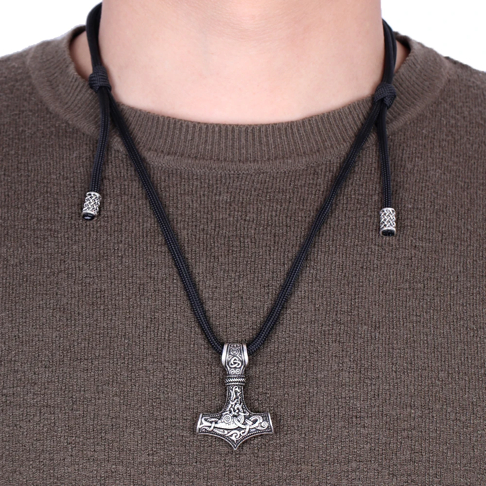 Thor Hammer Pendant Kalung pria 