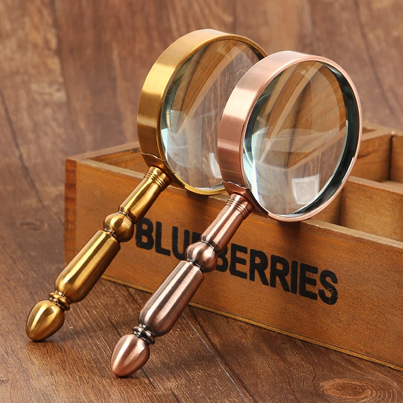 20X Retro Style Handheld magnifying glass Reading Book Magazine