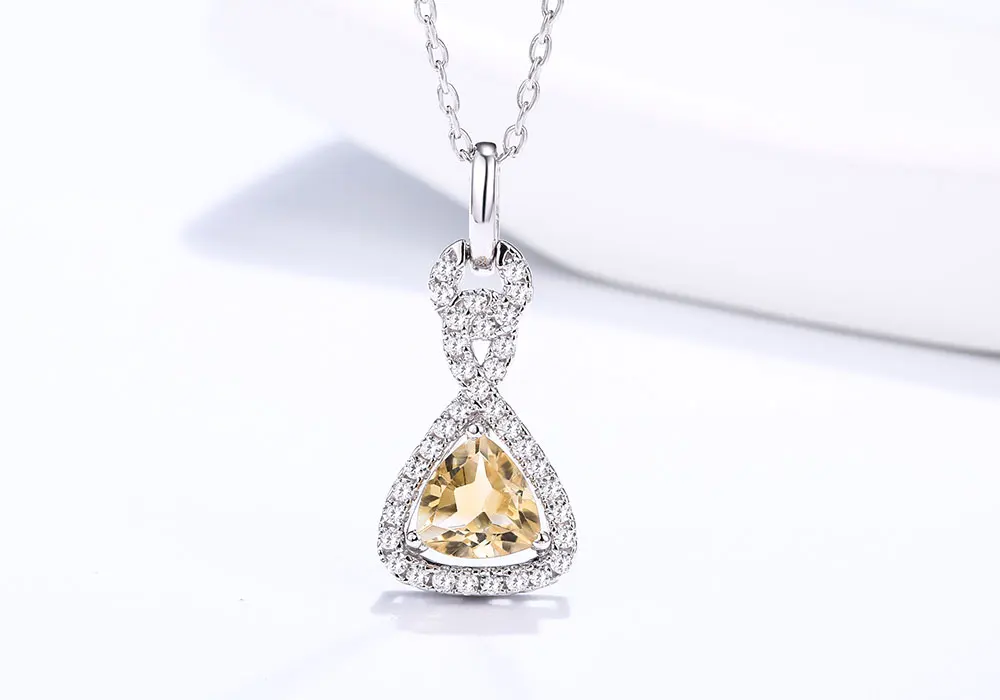 silver citrine pendants CASP01612SD-1 (3)
