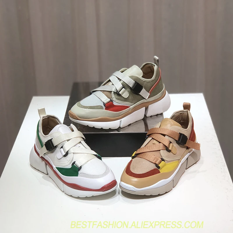 

Fashion leather low-top shoes female autumn women's shoes casual wild thick-soled booties tide femaleCasual shoes with