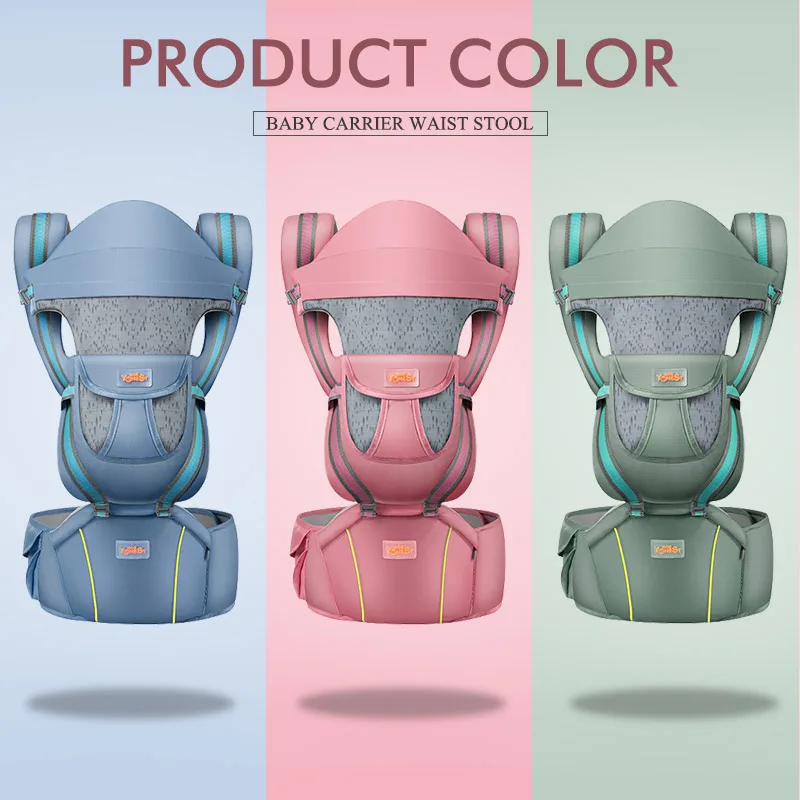 

Benepig Ergonomic 360 Baby Carriers Backpacks 0-36 months Portable Baby Sling Wrap Infant Newborn Baby Carrying Belt for Mom Dad