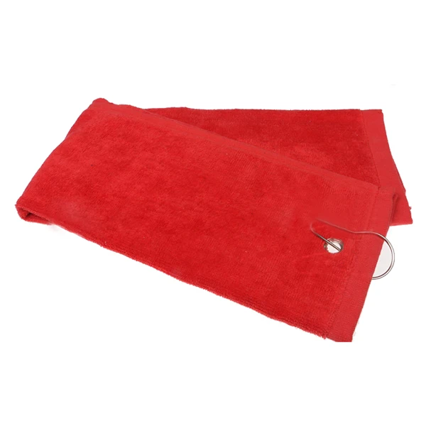 1pcs Golf towel sports towel fitness towel with hook redin Face Towels from Home & Garden on
