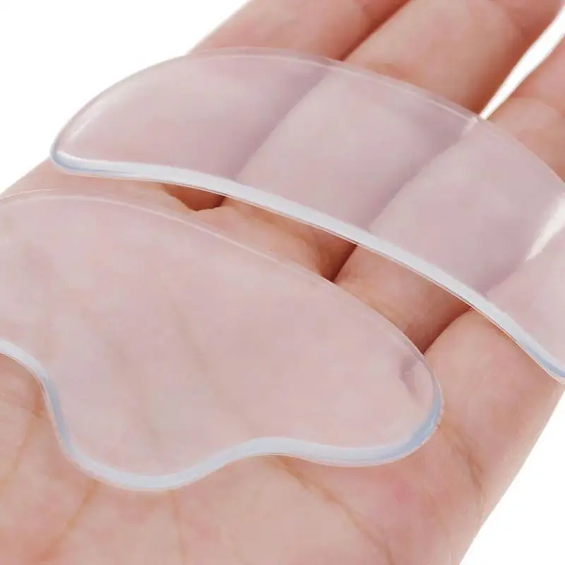 Anti Wrinkle Eye Face Pad Reusable Medical Grade Silicone Invisible Chest Pad Eliminate And Prevent Face Wrinkle