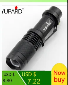 YUPARD Яркость XM-L T6 светодиодный фонарик+ 2x18650 2200 мАч аккумулятор+ Зарядное устройство+ тактический фонарь кемпинг уличный фонарик