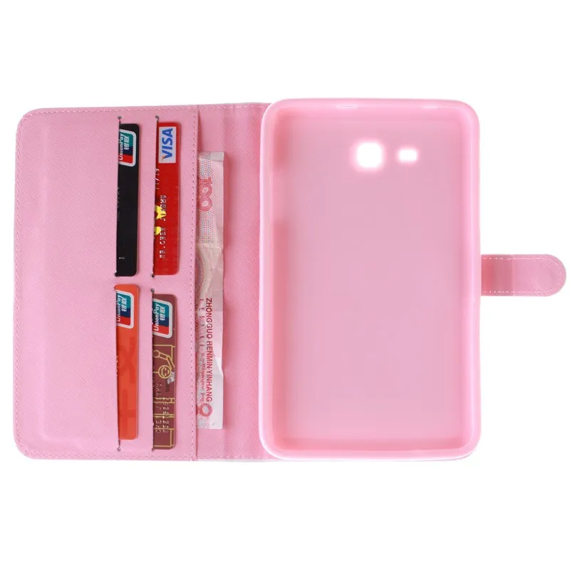 Fashion Painted Flip PU Leather s Case For Samsung Galaxy Tab 3 Lite Case For Samsung Galaxy Tab 3 7.0 T110 T111 Tablet Cover (70)
