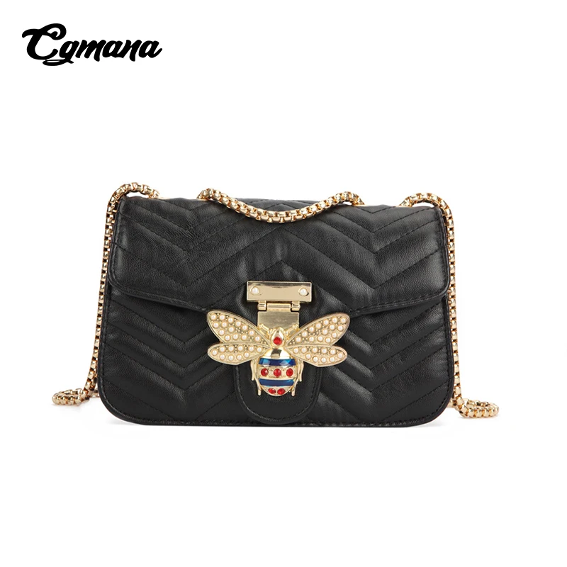 

Brand Chain Shoulder Bags For Women 2018 Luxury Handbags Women Bags Designer Famous Brand V Pattern Soft Leather Bags Sac A Main