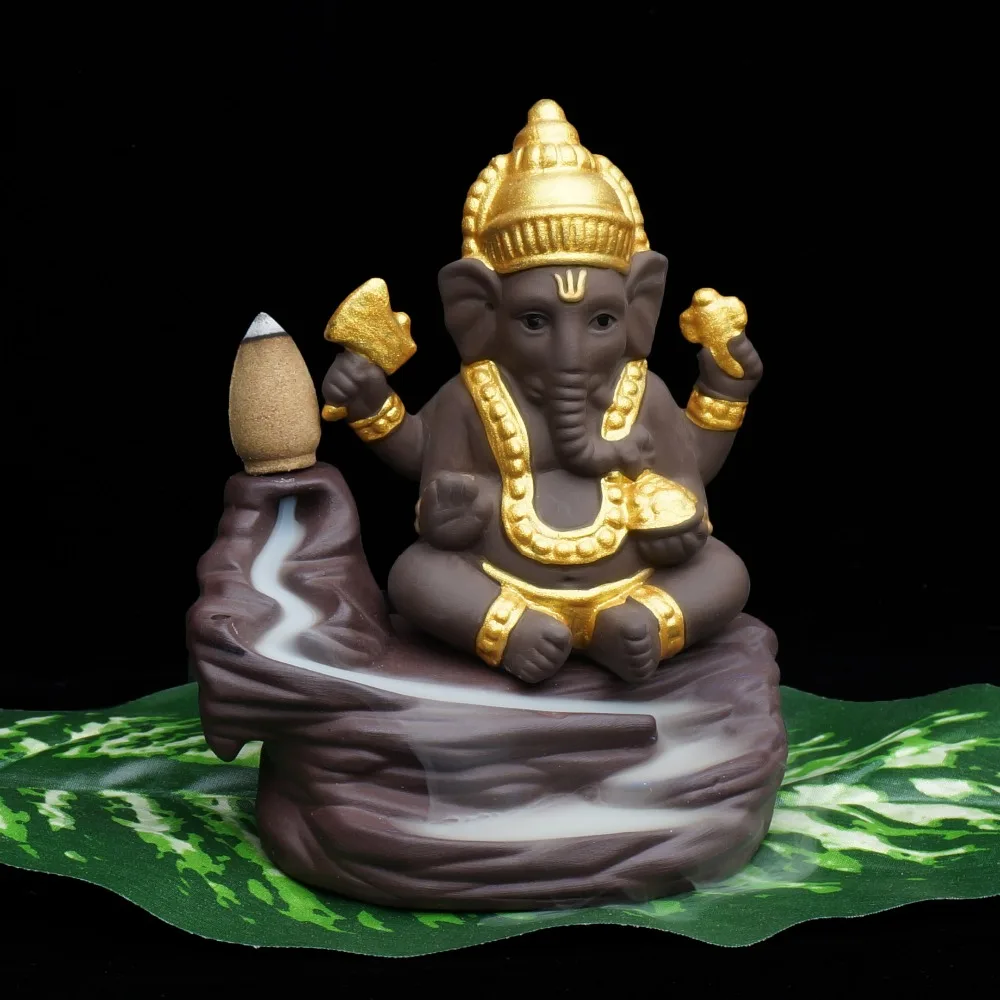Ganesha статуя Будды благовония горелка основание для домашнего декора