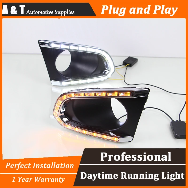 

car styling For Chevrolet TRAX LED DRL For TRAX led fog lamps daytime running light High brightness guide LED DRL