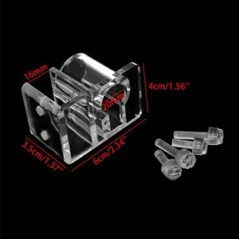 1 шт. трубка емкости для рыбы фиксированная заколки акриловый фильтр для фильтрации крепление аквариумный шланг держатель для водопровода вешалка 20 мм