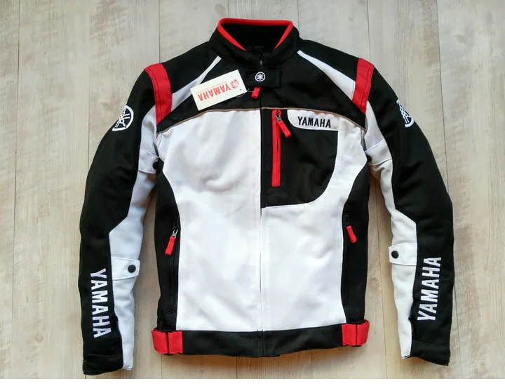 

Waterproof Street Motorcycle Riding Jacket For yamaha Shoulder/Elbow/Back Protective Guards Motocross Jacket with Raincoat