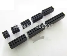 Бесплатная доставка 10 Pins двухрядные линия розетка Женский 2.0 мм расстояние ленточный кабель разъем 20 шт./лот