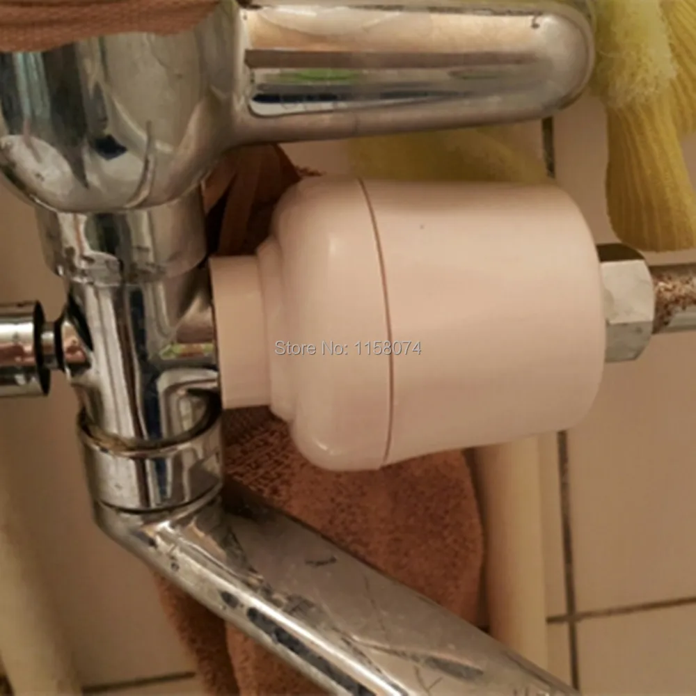 Bathroom In Line Shower Head Filter Water Softener