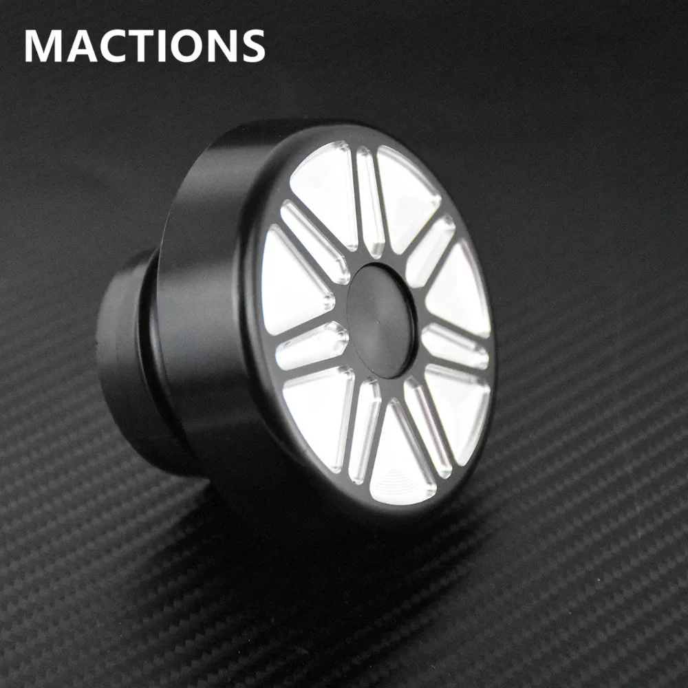 

Motorcycle Aluminum Finned Fuel Gas Tank Oil Cap Cover For Harley Sportster XL 1200 883