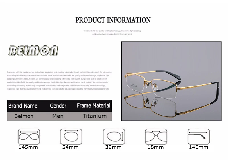 Оправы для очков Для мужчин очки ботаника чистый Титан компьютер рецептурная оптика для мужские очки с прозрачными линзами, очки с оправой RS415