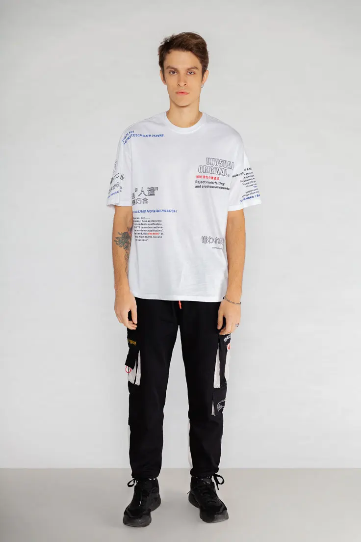 Chinese Characters Printe Tshirts 3