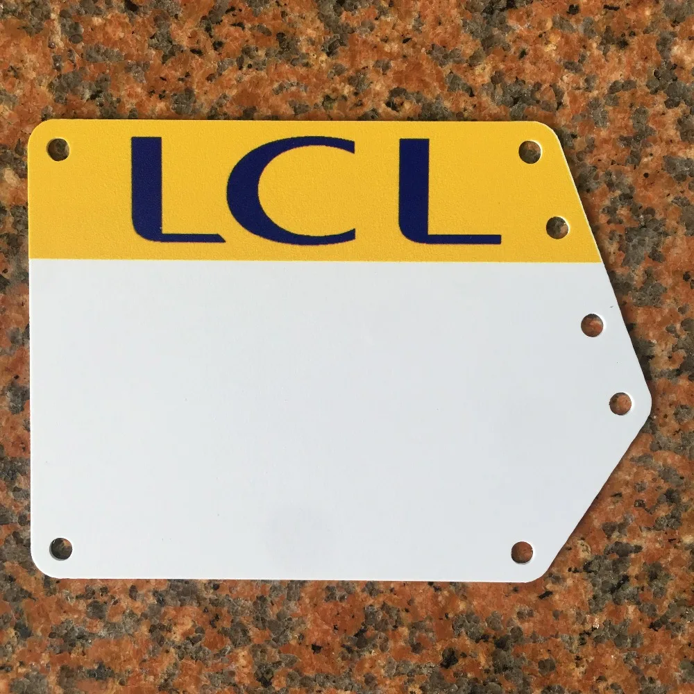 SILVEROCK Custom Bike Racing Number Plate Stickers Decals Road Bike Triathlon Ironman Bicycle Plate