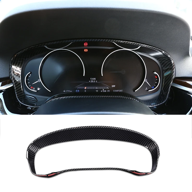 

Carbon fiber For BMW New 5 Series G30 2017 2018 Car ABS Chorme Dashboard Decoration Frame Trim Auto Accessories and parts