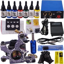 Татуировки стартовый набор постоянных пистолет макияж комплект профессиональный пирсинг комплект машина татуировки Body Art