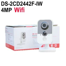 Original Hikvision English version 4MP IR Cube Network Camera DS-2CD2442FWD-IW replace DS-2CD2432F-IW