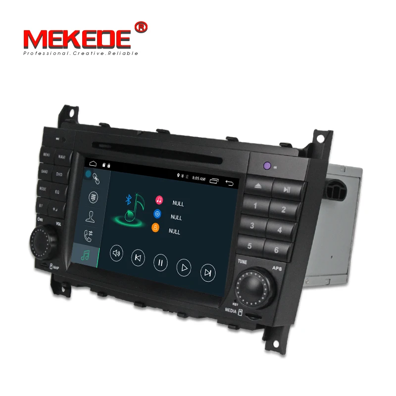 Clearance Free shipping! Pure Android7.1 Smart car navigation GPS DVD player for Mercedes/Benz W203 W209  C-Class C180 C200 CLK200 3