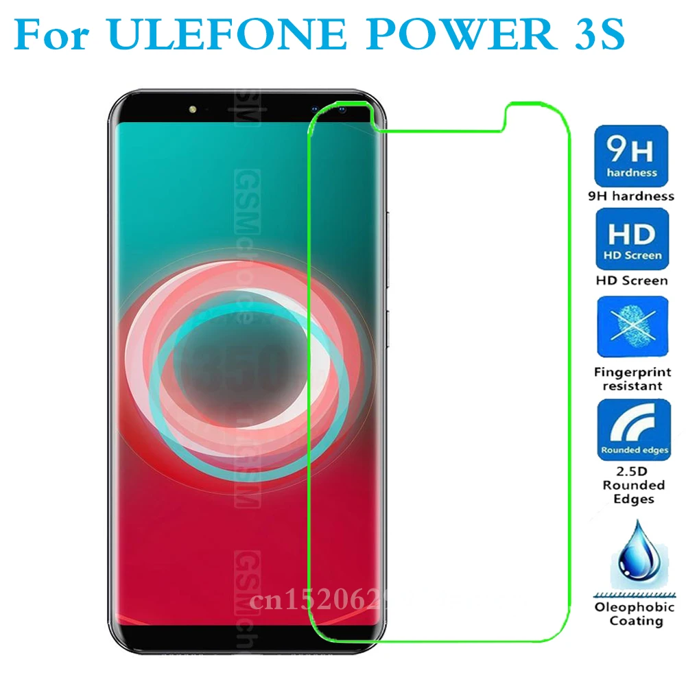Закаленное стекло для телефона Ulefone Power 3S прозрачная защитная пленка POWER 3