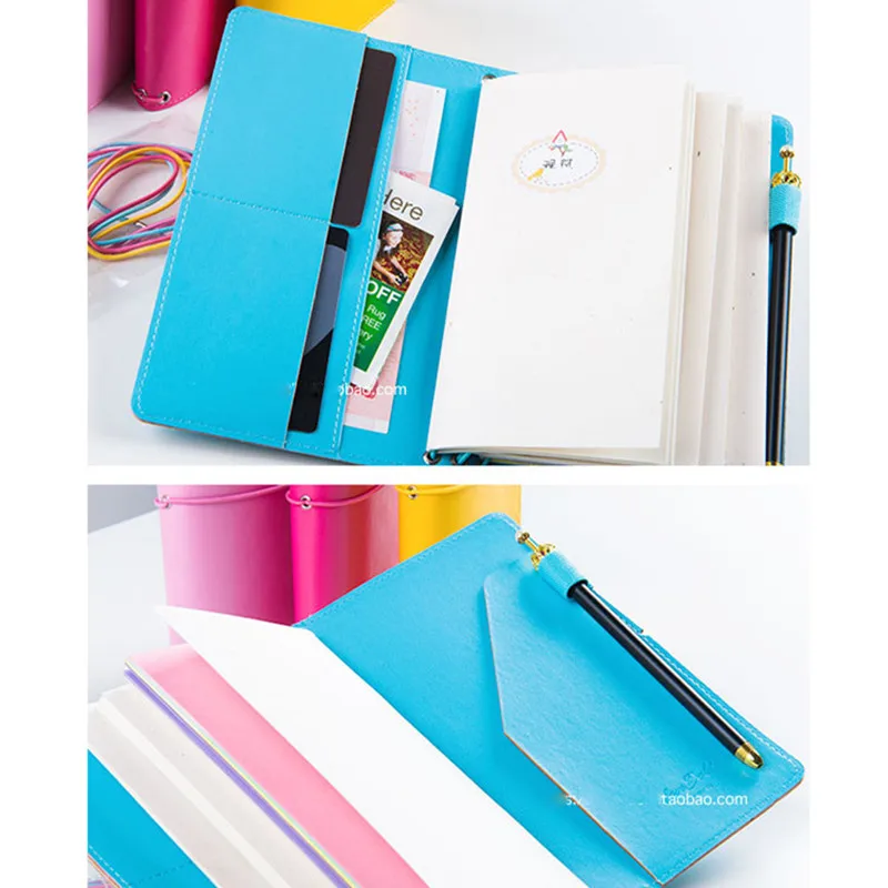 Lovedoki домашняя записная книжка для путешественников, Заправка для дневника Мидори, красочный блокнот с внутренним ядром, еженедельник, блокнот, школьные принадлежности