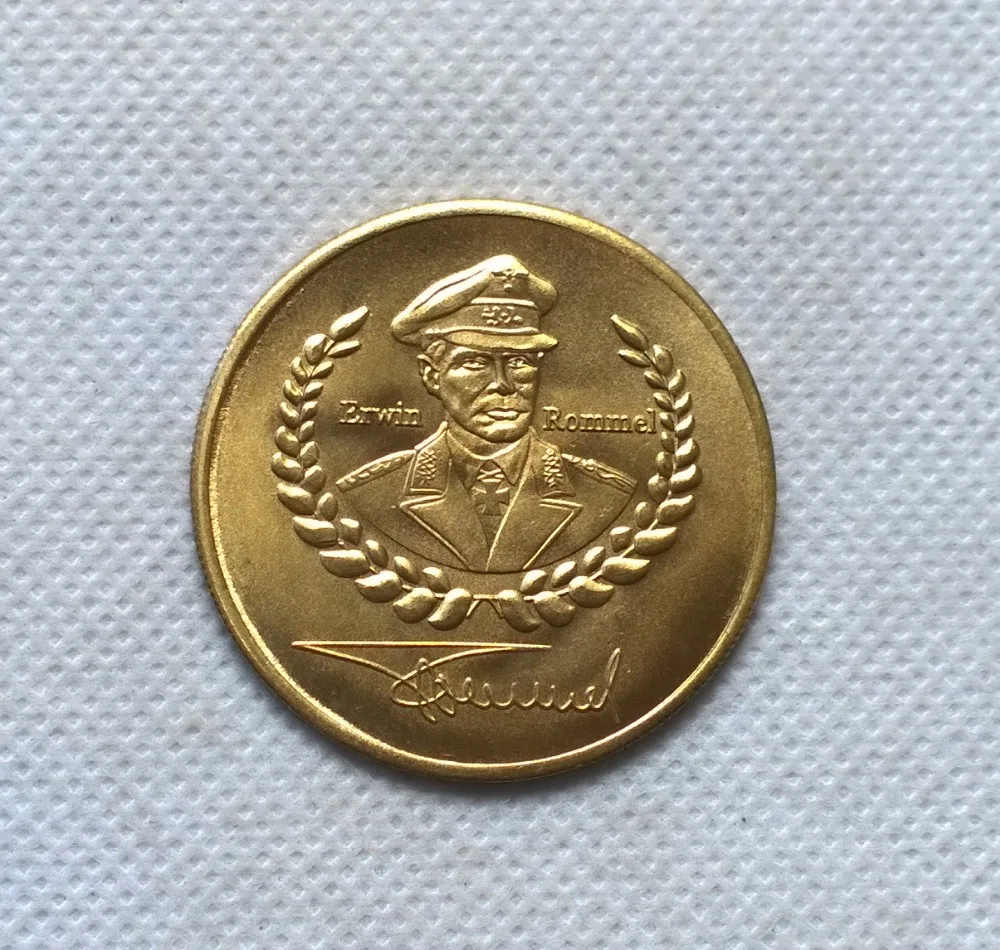 

Battle of El Alamein Victory Commemorative Coins Rommel Germany WW2 World War II Collection replica COPY FREE SHIPPING