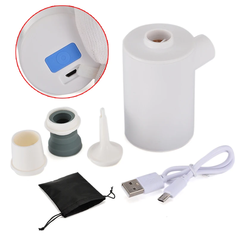 

Mini Light Air Pump USB Efficient 53x53x80mm For Air mattresses Airbed Inflatable Boats For Inflatables Quick Inflate Deflate