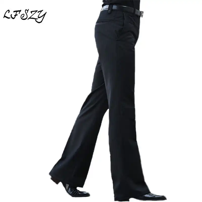 mens blue bell bottom pants