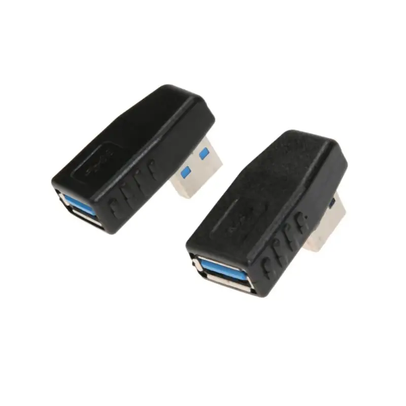 1 шт. USB удлинитель папа-мама 90 градусов 3 0 Стандартный локтевой кабель адаптер
