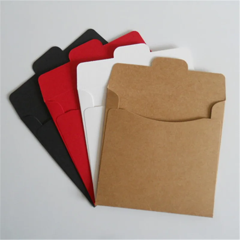 20 x Kraft Paper CD Sleeves Discs DVD Packaging Bag Box CD Case Cover Envelope For Wedding Event
