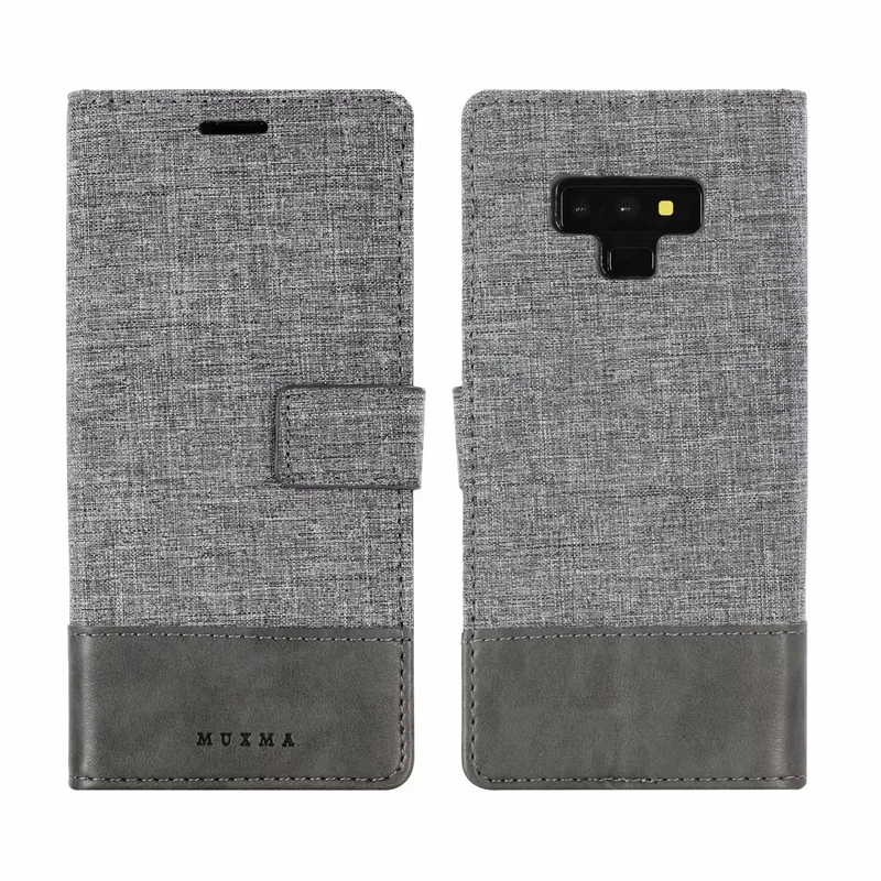 Canvas Leather Case For Samsung Galaxy A3 A5 A7 A6 A8 Plus J8 J2 C5 C7 C9 Pro S7 Edge S8 S9 Note 8 9 PU Cover |
