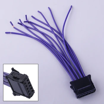 

DWCX Car Front Heater Blower Resistor Wiring Loom Harness Repair Purple Wire Fit For Renault Megane Scenic MK2 8200729298
