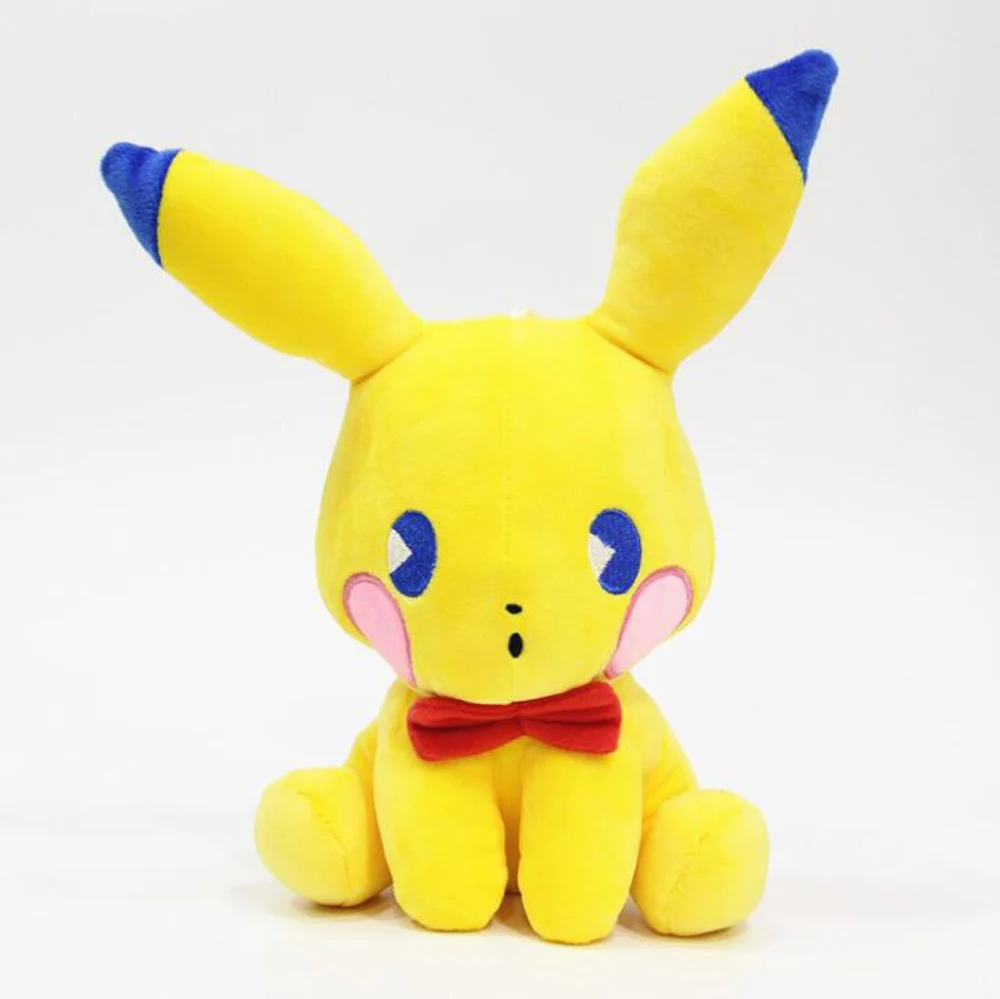 10 видов стилей Saiko Soda Pikachu Sylveon Umbreon Flareon Vaporeon Jolteon Eevee Espeon Leafeon Glaceon " 20 см плюшевые куклы в розницу - Цвет: Pikachu