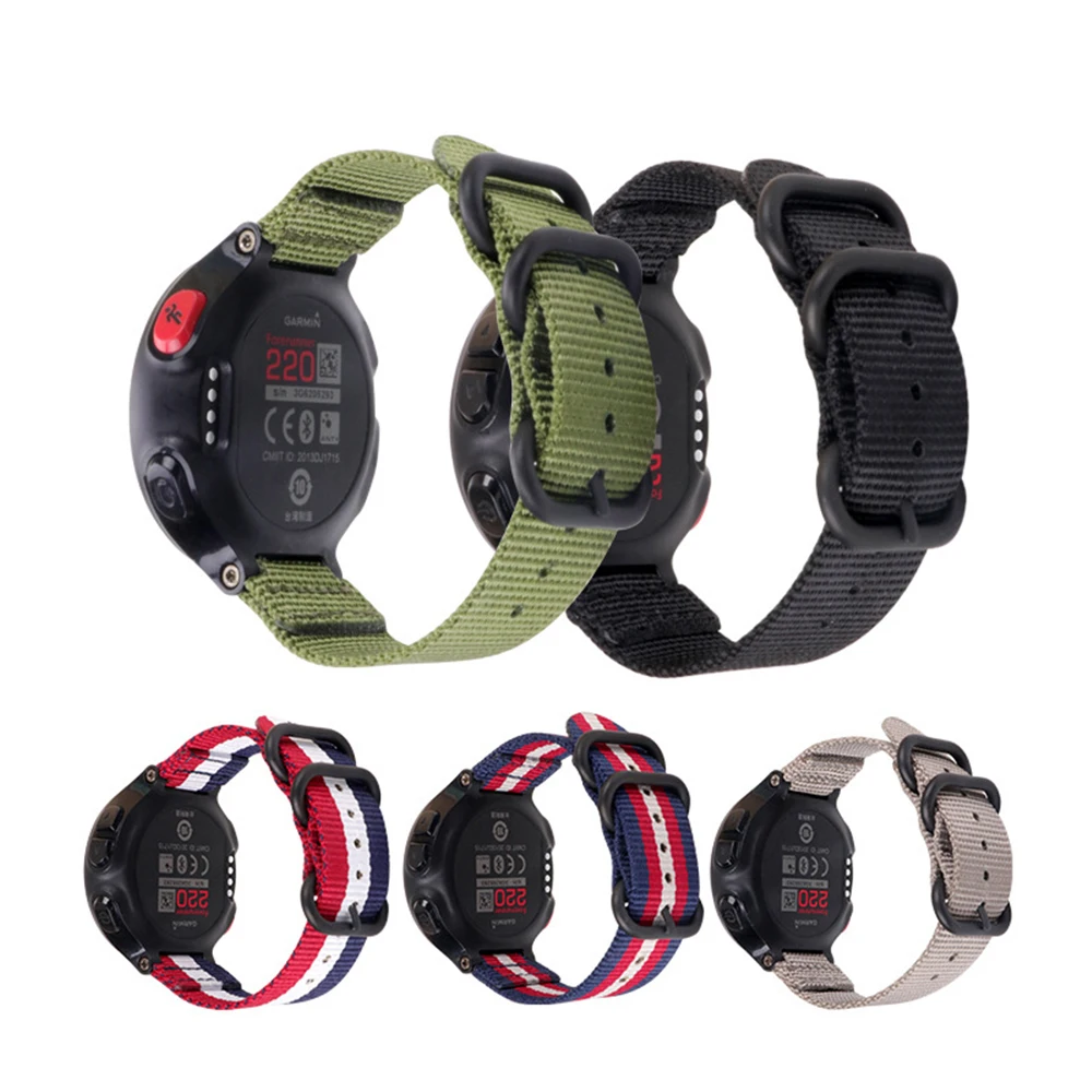 Нейлоновый ремешок для наручных часов Garmin Forerunner 235 220 230/комплект, ремешки на запястье для смарт-аксессуары для Garmin Forerunner 735 620 630 ремешок для наручных часов