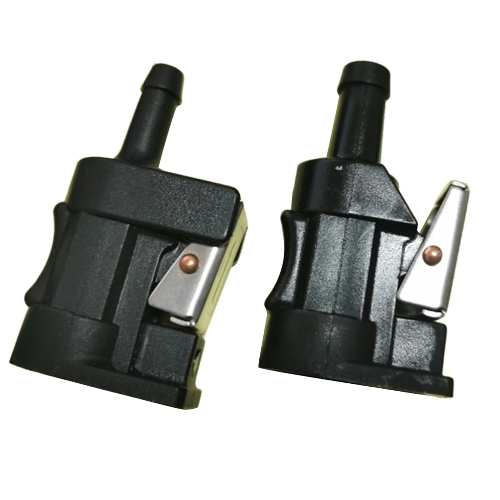 2 PCS Outboard Engine Fuel Line Connector Fits for 8mm Hose Barb For Yamaha Outboard 6E5-24305-06
