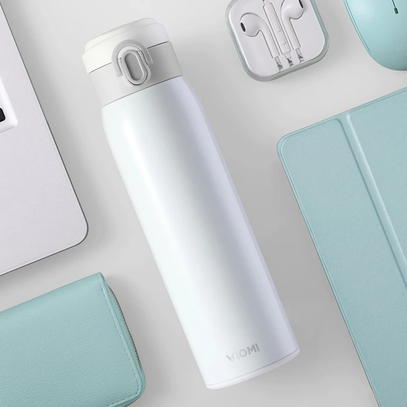 Оригинальная Xiaomi mi jia VIO mi, вакуумная колба из нержавеющей стали, 24 часа, «Умная» бутылка для воды, термос с одной рукой