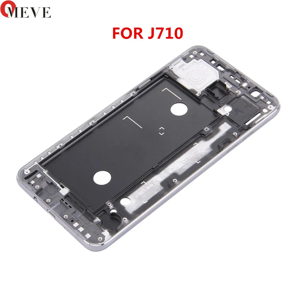 

LCD Front Frame Bezel Housing Outer Middle Frame+Power Volume Side Button For Samsung Galaxy J5 J7 2016 J510 J710