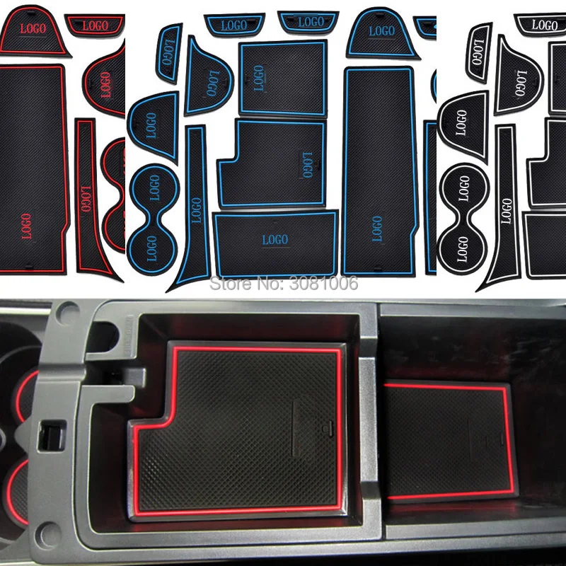 16pcs Anti Non slip With Words In Car stickers Interior Door Cup Gate Slot Mat Pad Groove For Mazda CX-7 cx7 Car-Styling |