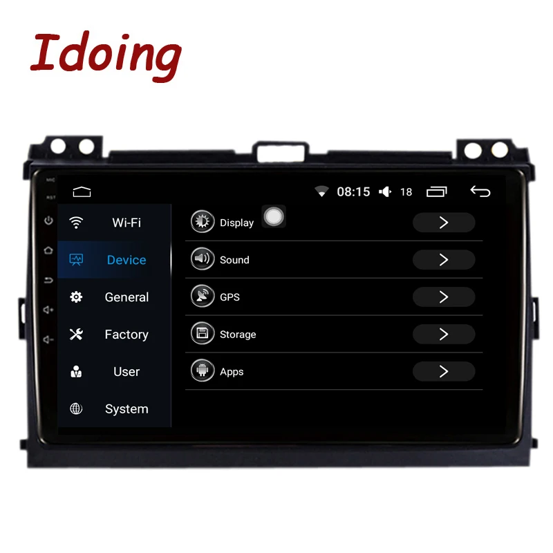 Flash Deal Idoing 9"4G+64G Octa Core Car Radio Android 8.1 8,1 Multimedia Player For Toyota LAND CRUISER Prado 120 2003-2009 GPS Navigation 1 Flash Deal Idoing 9"4G+64G Octa Core Car Radio Android 8.1 8,1 Multimedia Player For Toyota LAND CRUISER Prado 120 2003-2009 GPS Navigation 1