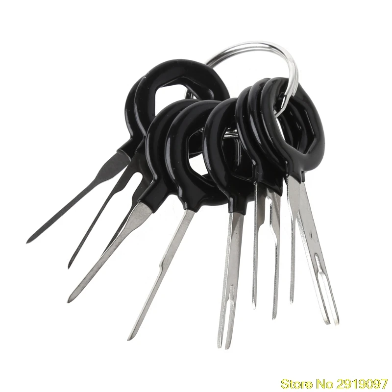 

8 Pcs Auto Car Plug Circuit Board Wire Harness Terminal Extraction Pick Connector Crimp Pin Back Needle Remove Tool