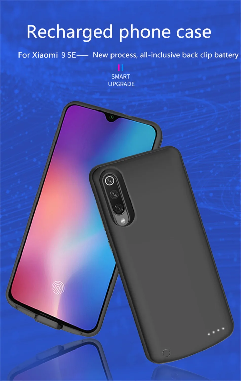 6500 мА/ч, чехол для внешнего зарядного устройства s для Xiaomi Mi 9 SE, чехол для аккумулятора, ультра тонкий портативный внешний аккумулятор, чехол для зарядки