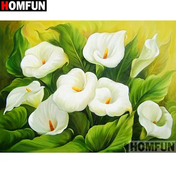 

HOMFUN Full Square/Round Drill 5D DIY Diamond Painting "Flower landscape" Embroidery Cross Stitch 5D Home Decor Gift A16995