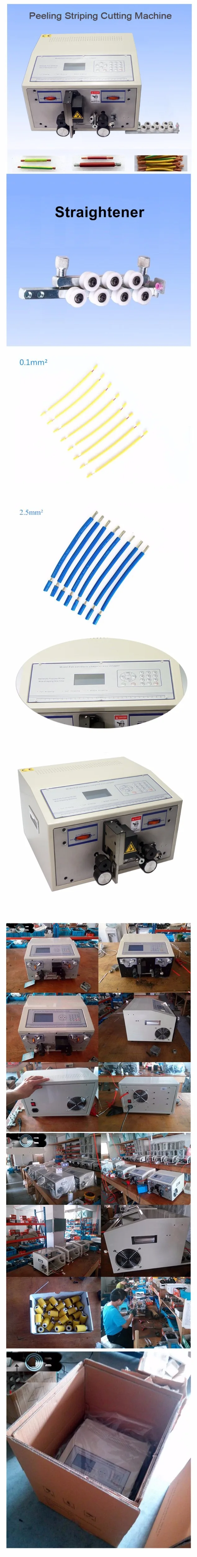 Полностью автоматическая компьютерная машина для зачистки проводов 0,1-2,5 квадратных миллиметров SWT508C с выпрямителем для резки проводов