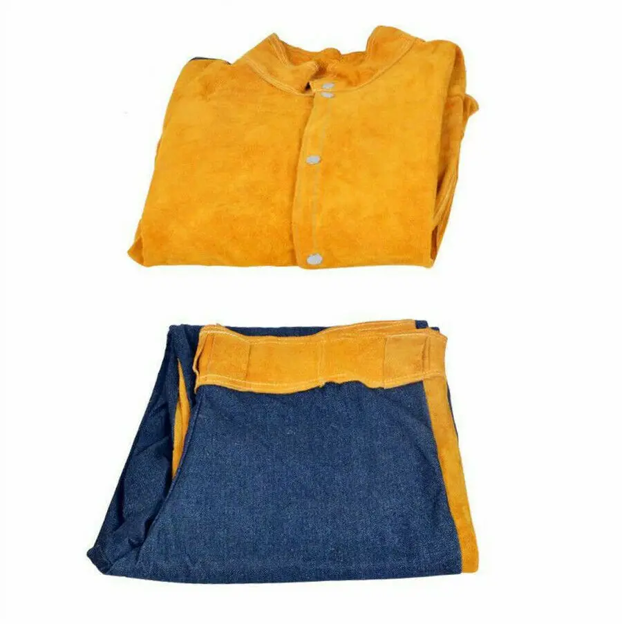 

New Leather Welding Protective Clothing Apparel Suit for Welder Protection Suit