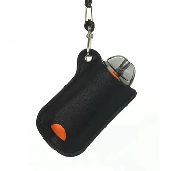 

10pc/lot Neck Carrying Lanyard Case for Zero Pod bag Leather PU Pouch Pocket Portable Protective ECIG Vape Accessory